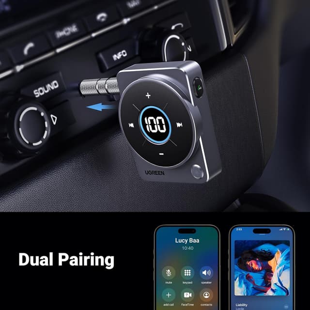 Thumbnail 4 de UGREEN Aux Bluetooth 5.4 Adapter Auto