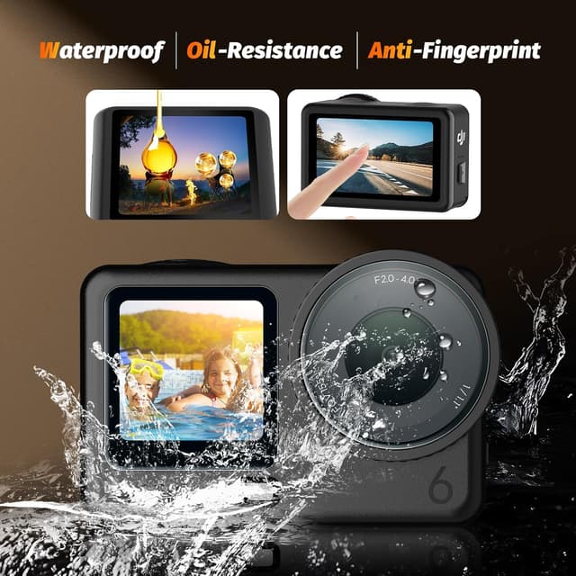 Thumbnail 3 de AMAZEAR Objektivschutzfolie für DJI Osmo Action 6