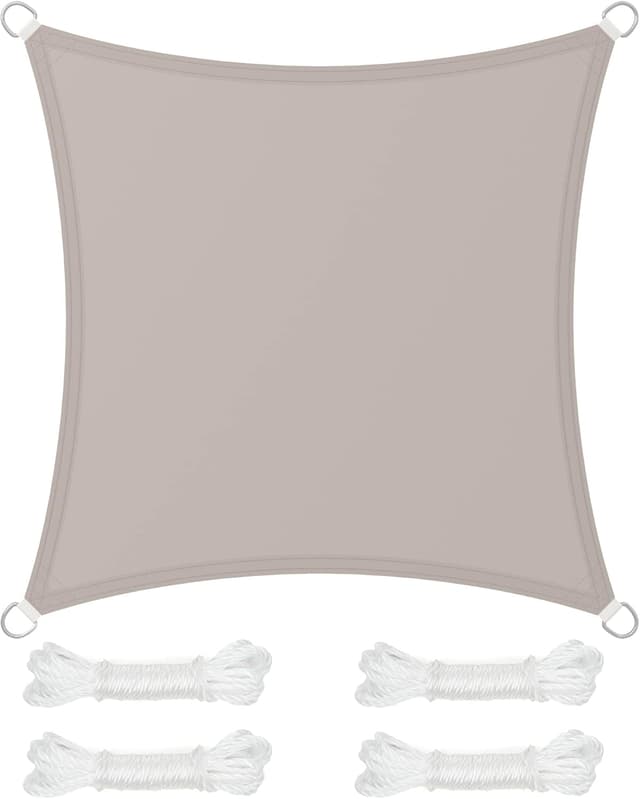 Detalle de SONGMICS tenda parasole 3 x 3 m impermeabile con protezione UV 93% e colonna d’acqua 665 mm