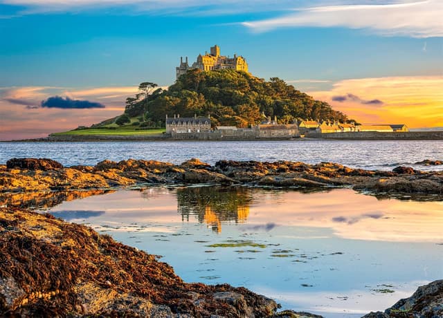 Detalle de St Michael’s Mount 1000-Piece Jigsaw Puzzle for Adults (1000 Jigsaws) – Historic Island Castle scene