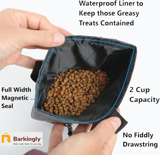 Detalle 2 de Dog treat pouch 2 cup training bag