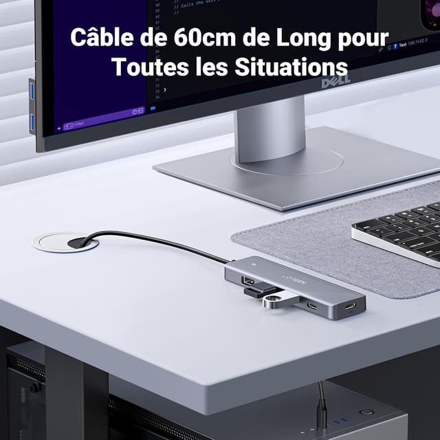 Thumbnail 2 de UGREEN Hub USB 3.0 4 ports 5Gbps