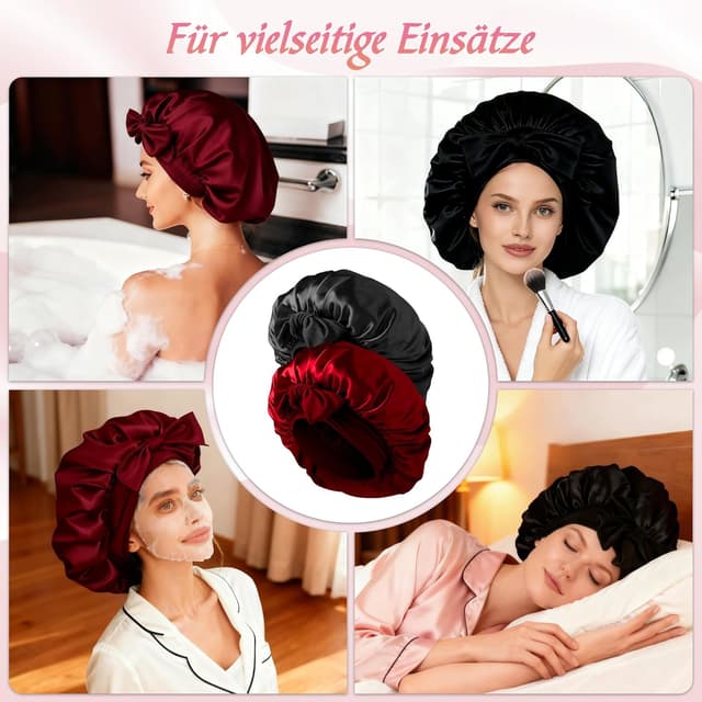 Thumbnail 5 de Seidenhaube Satin 2er Set