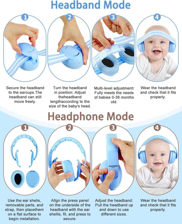 Thumbnail 6 de Baby Ear Defender noise reduction earmuffs for 36 months