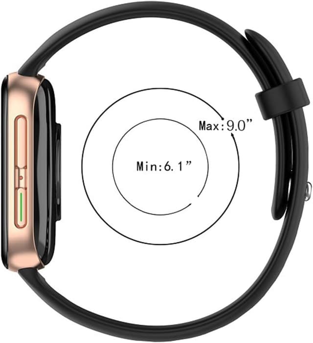 Detalle de BYISYUE Ersatzarmband für OPPO Watch 46mm – Sportband aus Silikon/TPU