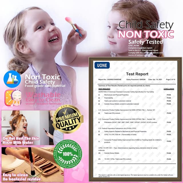 Thumbnail 2 de Kids Makeup Set for Girls 4–12 🎀