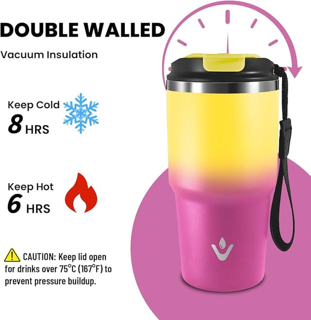 Thumbnail 3 de Grsta 600ml Taza térmica 8 h frío / 6 h calor