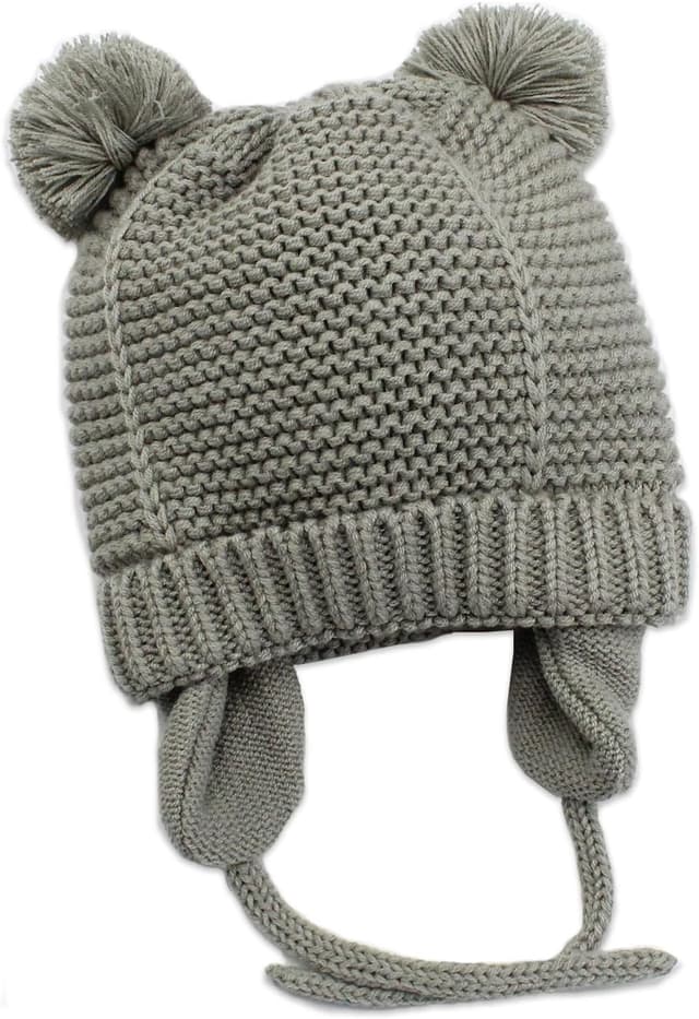 Detalle de Exemaba Baby beanie hat 100% acrylic fleece