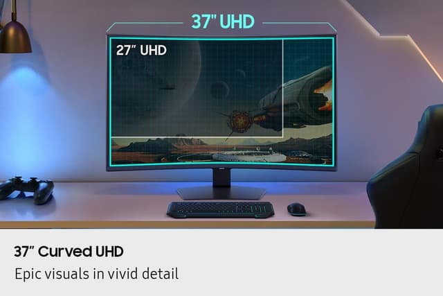 Thumbnail 6 de Samsung Odyssey G7 LS37FG756EUXXU 37in Curved 4K