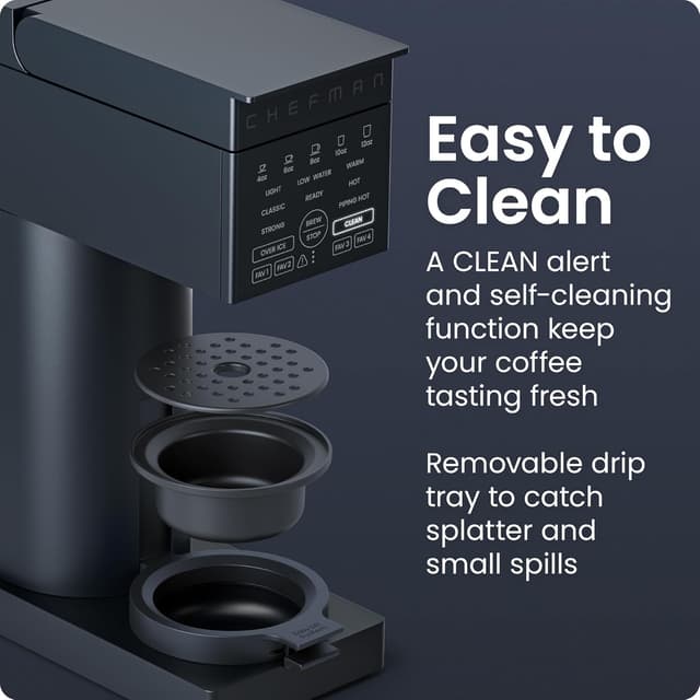 Thumbnail 5 de Chefman Caffeinator Single Serve 48 oz