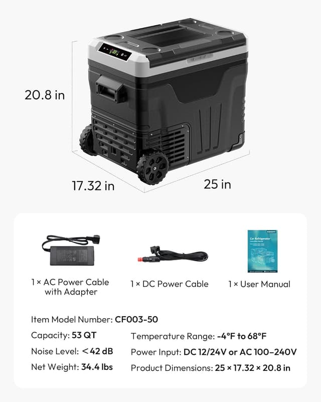 Thumbnail 6 de EUHOMY 50L Car Fridge