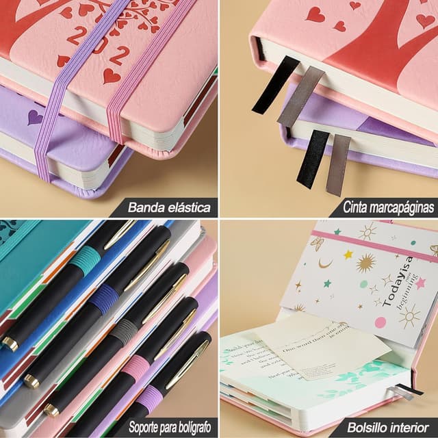 Thumbnail 1 de Agenda 2026 A5 Rosa – agenda diaria