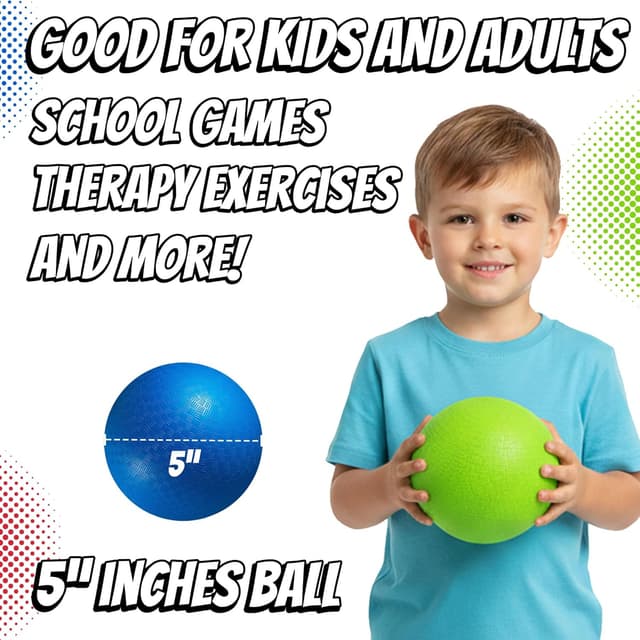 Detalle 2 de 5-inch Playground Balls 6-Pack