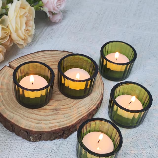 Thumbnail 5 de Filltown Teelichthalter-Set 12 grüne Gläser