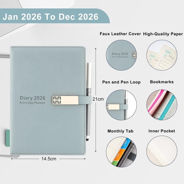 Detalle 2 de Agenda académica 2026 A5