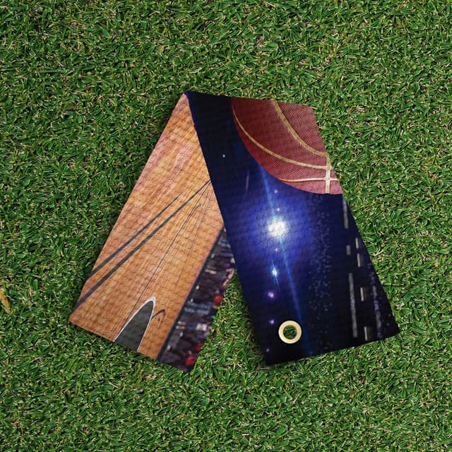 Detalle de Northwest NBA Golf Towel – Official Licensed Microfiber Waffle Fabric, Absorbent 16x25 in Club Cleaning Accessory