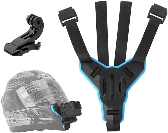 Imagen de TELESIN Helmhalterung Motorrad 180° verstellbar en OfertitasTOP