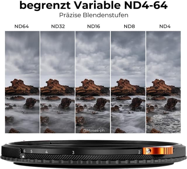 Detalle 2 de K&F CONCEPT Nano-X ND Filter 67 mm