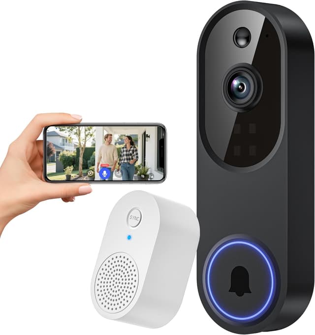 Detalle de FineLuck 1080P Video Doorbell Camera with AI detection ๐