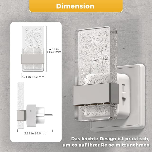 Detalle 2 de LOHAS-LED Nachtlicht Steckdose 3000K