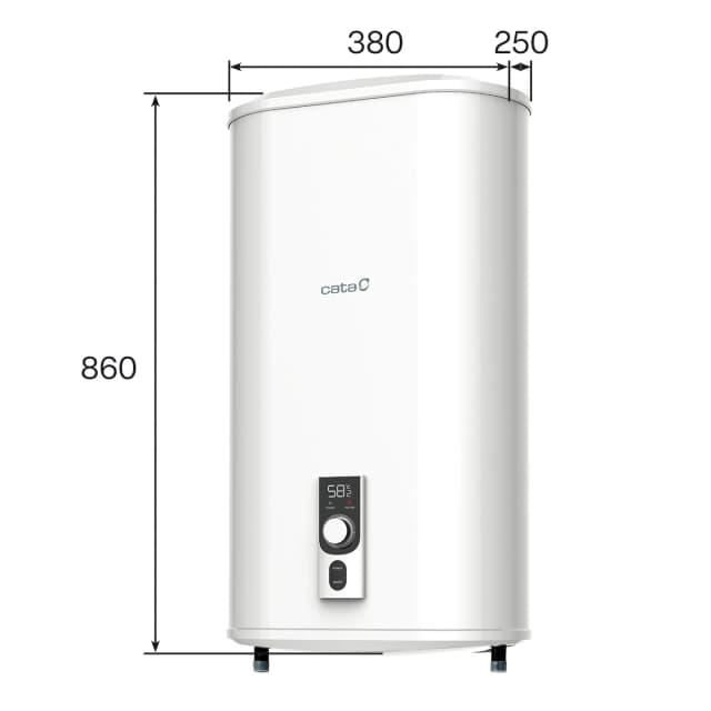 Detalle 2 de Cata CTRS 50 E SMART REV SLIM 46 litros