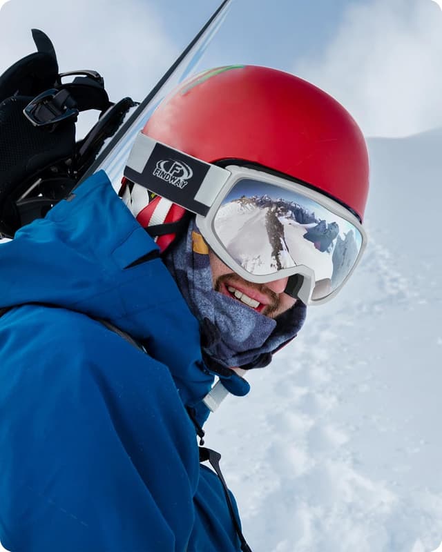 Thumbnail 1 de Findway Ski Goggles Anti‑fog, Over‑Glasses