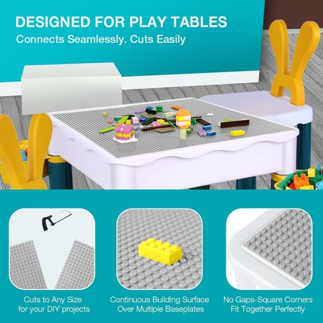 Thumbnail 5 de Lekebaby 10"x10" Classic Baseplates 6 Pack 🧩