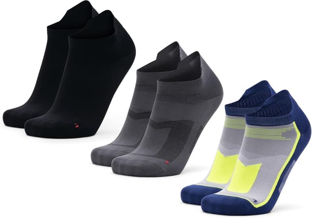 Detalle de DANISH ENDURANCE Chaussettes courtes de running Performance multisport (3 ou 5 paires)