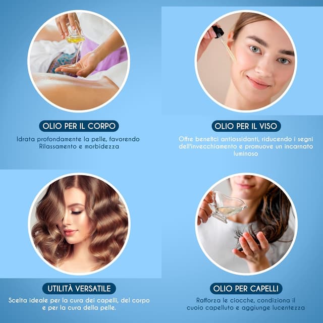 Detalle 2 de Kanzy Olio di Vitamina E naturale 60 ml per viso e capelli