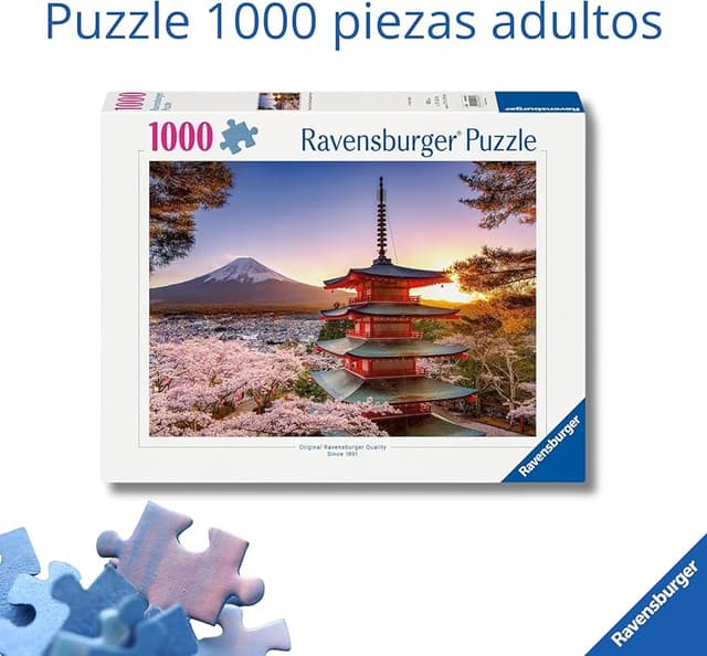 Detalle 2 de Ravensburger Puzzle 1000 Piezas Monte Fuji, 70 x 50 cm