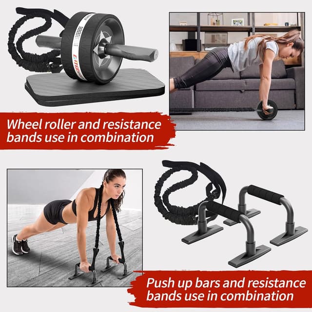 Thumbnail 4 de EnterSports Ab Rollers ab wheel for core training