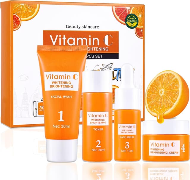 Detalle de Skin Care Kit Viso per donna: cofanetto detergere e idratare con Vitamina C