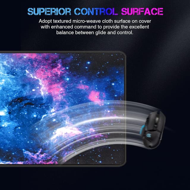 Detalle de EFISH EFISH Mouse Pad (800 × 300 × 3 mm) Extended Large Desk Mat