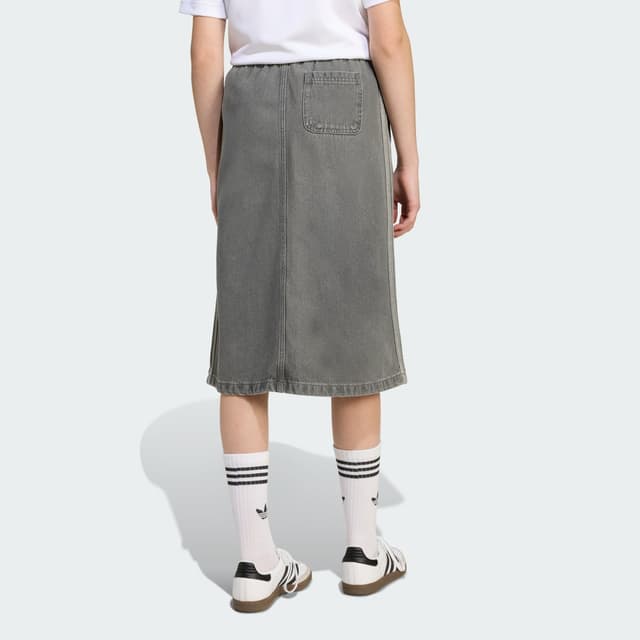 Thumbnail 1 de Adidas Falda de tejido denim gris