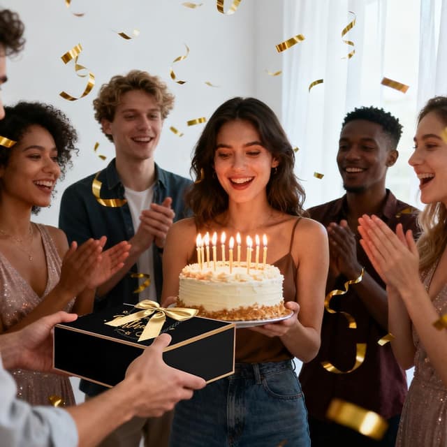 Thumbnail 6 de AOOSU Geschenktüte Geburtstag 28×20×10cm