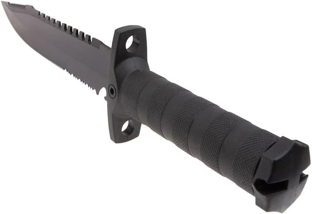 Detalle de KS-11 Knife Outdoor Messer 35 cm – Bushcraft- und Gürtelmesser mit Clip-Point-Klinge (inkl. Kunststoffholster)