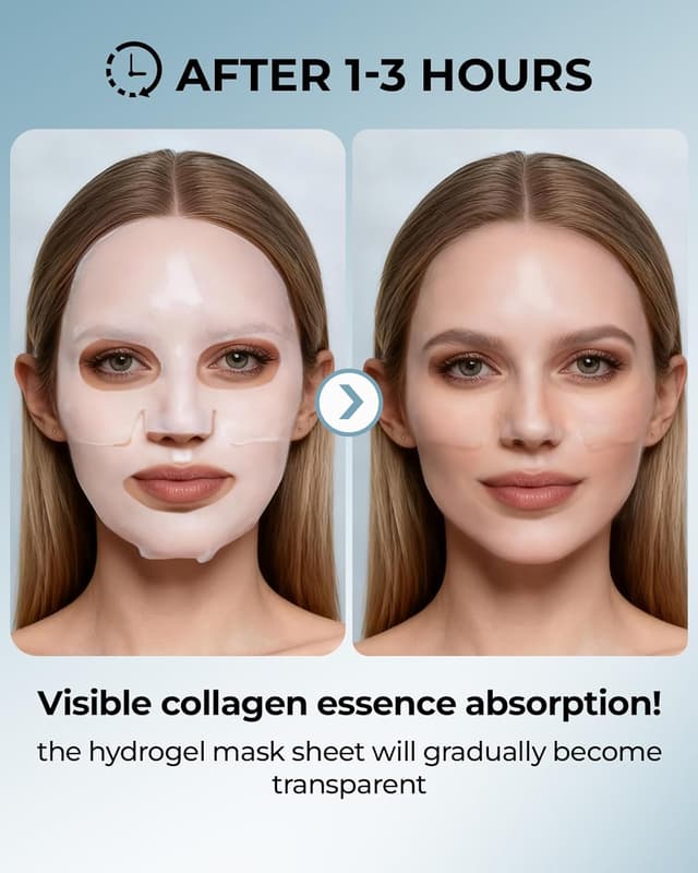 Detalle 2 de Collagen Mask 6 Stück Wokatta