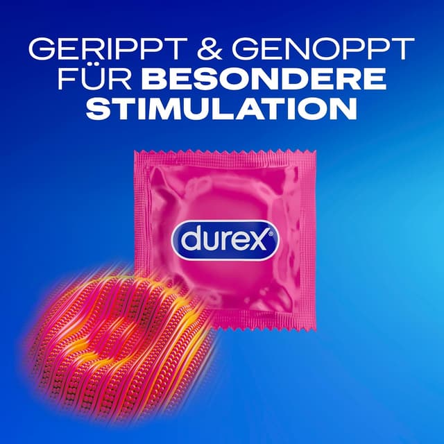 Thumbnail 5 de Durex Pleasure Me 40 Kondome mit Noppen