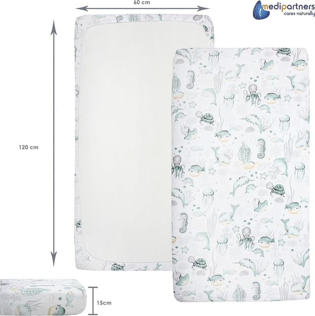 Thumbnail 3 de Medi Partners Lenzuola Lettino Neonato 60x120