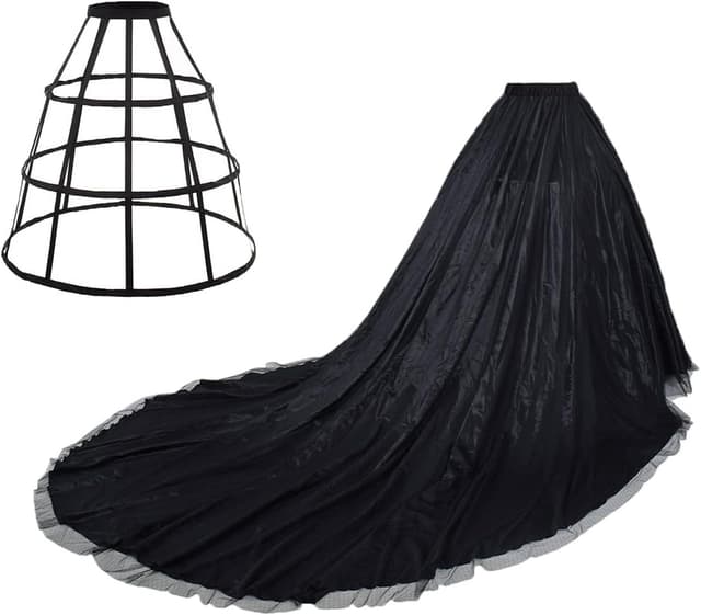 Imagen de GRACEART Bridal Tulle Train Skirt 219 cm en OfertitasTOP
