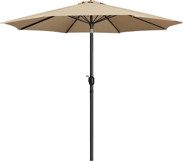 Detalle 1 de Yaheetech ombrellone da giardino esterno portatile 270 cm blu con manovella e inclinazione