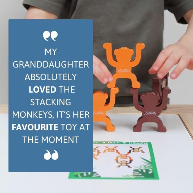 Thumbnail 5 de Jaques of London Monkey Stacking Game