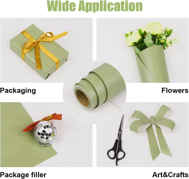 Thumbnail 6 de Green Wrapping Paper Roll 43cm