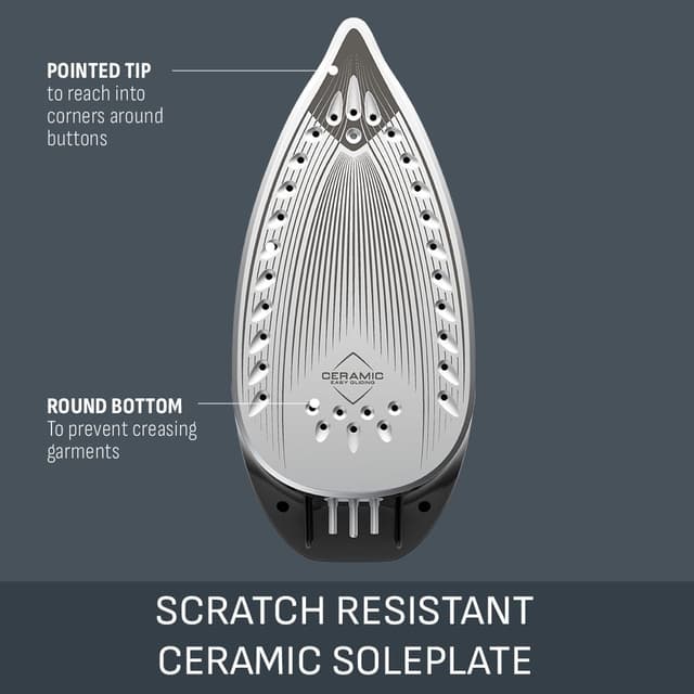 Detalle de Tefal Freemove Power Cordless Steam Iron FV6672G0 (2600W) – ceramic soleplate, 40g/min continuous steam