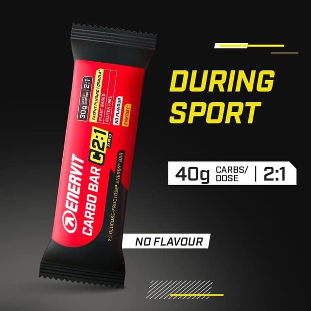 Thumbnail 1 de Enervit Carbo Bar C2:1PRO Sin Sabor 🍫 Barritas Energéticas, 12 x 45g
