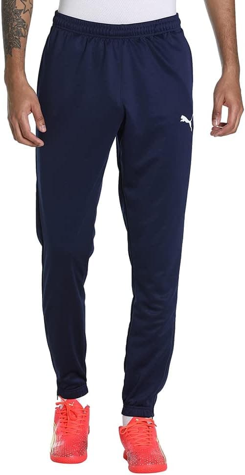 Detalle 2 de PUMA Teamrise Poly Training Pants J: pantaloni tuta per bambini e ragazzi, pratici per allenamenti