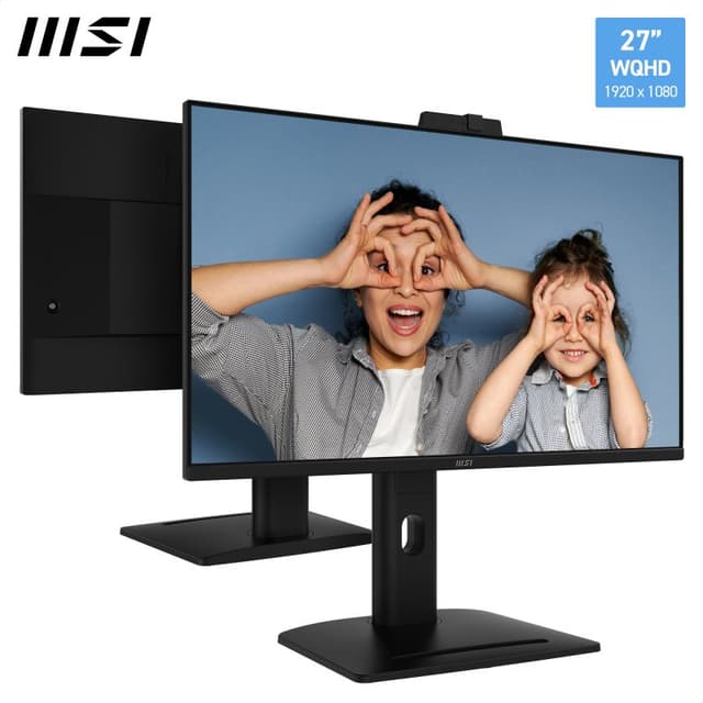 Detalle 2 de MSI Pro MP275QPDG 27" QHD 100 Hz IPS con cámara y USB-C