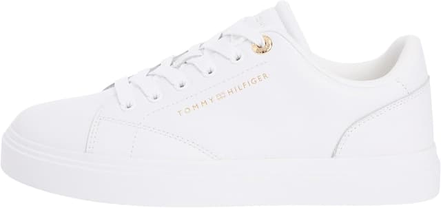 Detalle de Tommy Hilfiger TH Feminine Cupsole Leather (FW0FW09105) scarpa bassa da donna