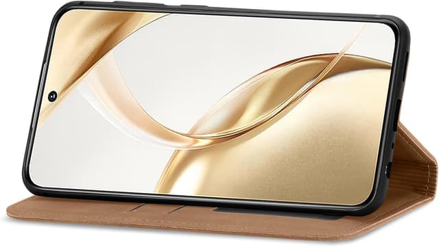 Detalle de Cracedily Klapphülle für Honor 90 – Flip Case mit Kartenfach, Magnetverschluss und Standfunktion