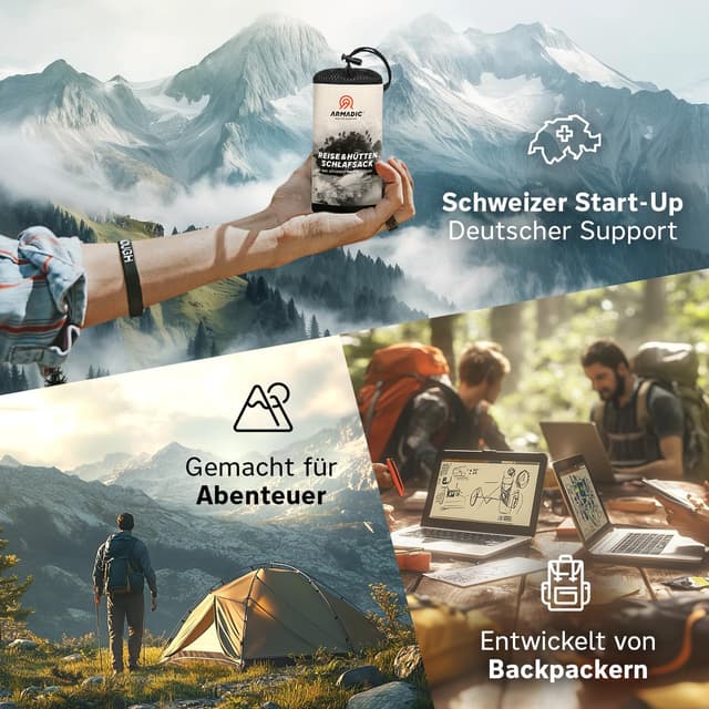 Thumbnail 5 de Armadic Hüttenschlafsack Inlett 230 g